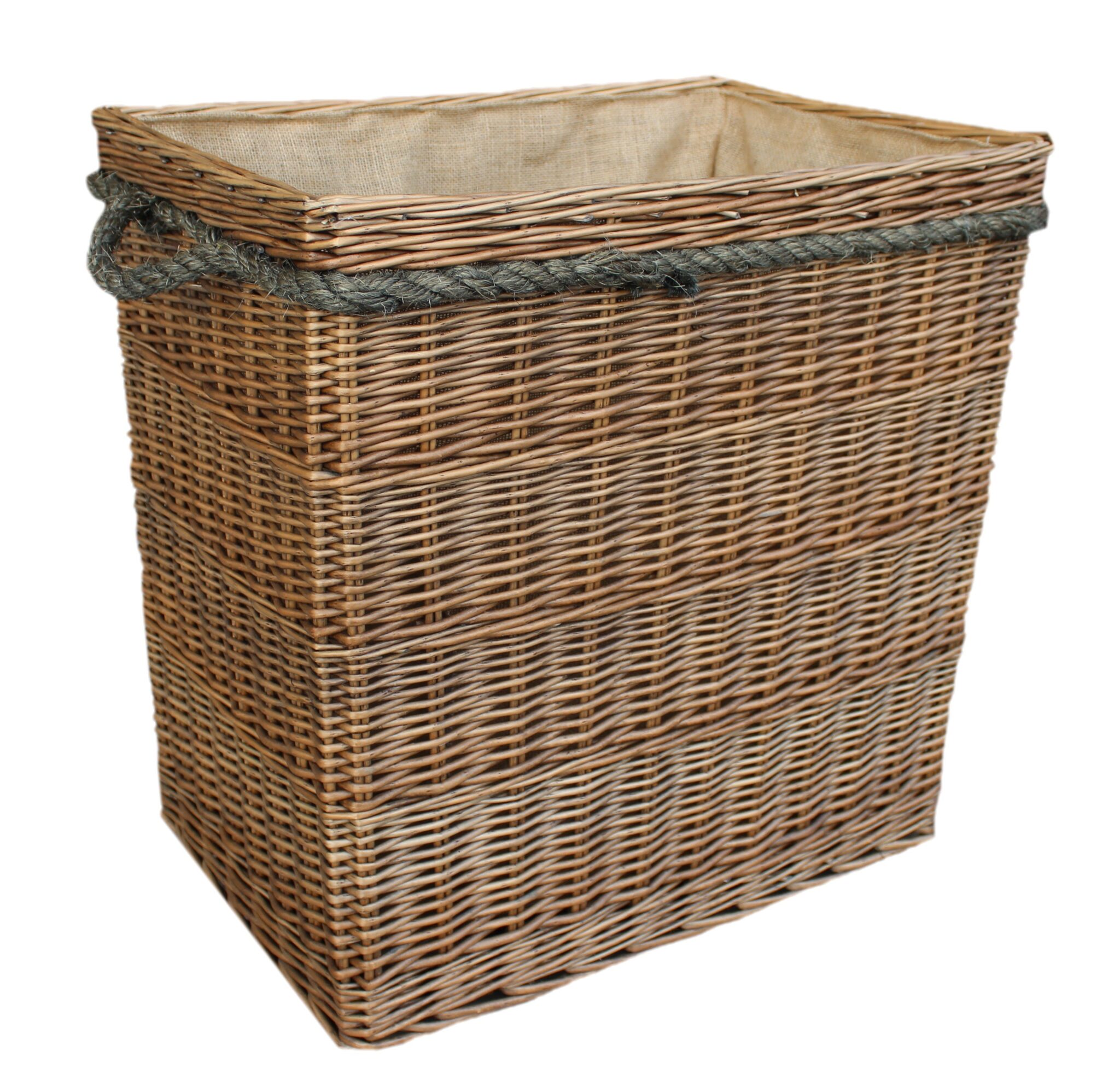 XL Rectangular Log Basket Devon and Cornwall Logs